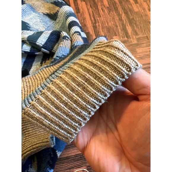 VTG Jantzen Grandpa Sweater Ski Lodge Aztec Geometric Pattern Pullover XL - Picture 10 of 13